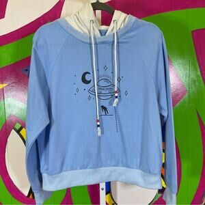 Princeblog, Alien Graphic Hooded Sweatshirt. Size Medium. Good used condition!